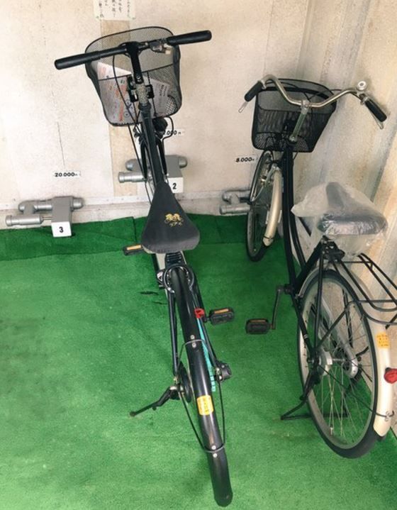 自転車の自動販売機