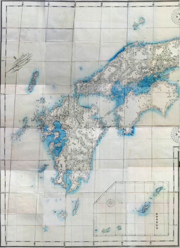 官版実測日本地図