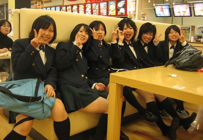 日本の女子高生