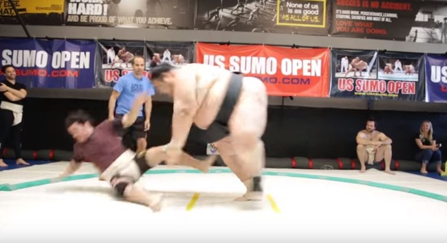 プロの力士vs一般人