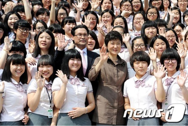 韓国の女子高生