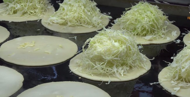 韓国のお好み焼き