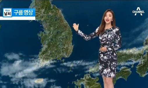 韓国のお天気お姉さん