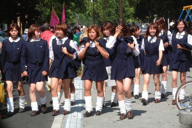 日本の女子高生