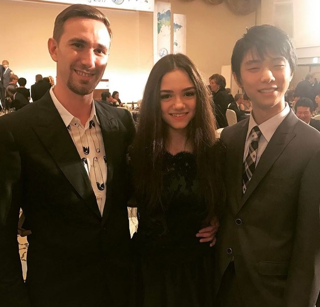 羽生選手とメドベージェワ選手