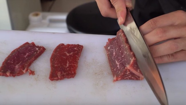 韓国の牛肉寿司