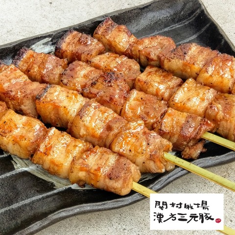 漢方三元豚カルビ串