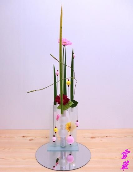 平成２３年度池坊旧七夕会全国華道展、雪華縮小版