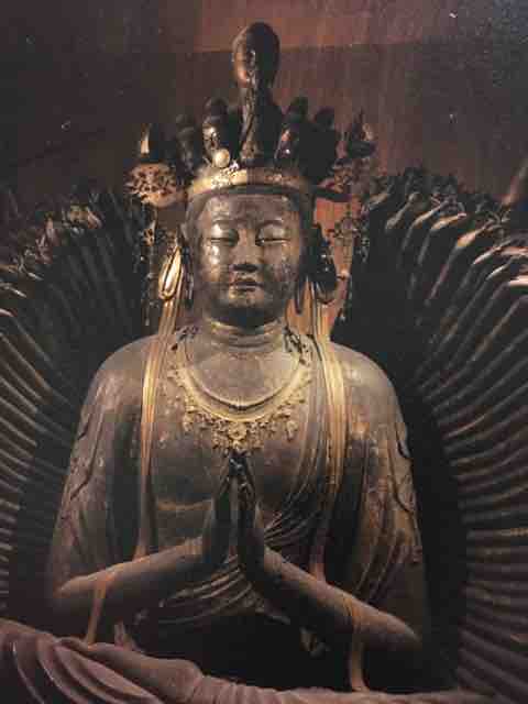 江戸期・六観音「千手観音菩薩像」慈悲三面・瞋怒三面・四種功德・千手