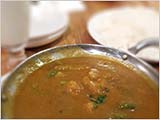 ひつじ屋さんでベジカレーを食べる
