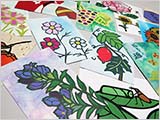 次回剪画展「便り」のハガキ作品