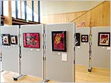 「麒麟獅子展」の八頭町での展示が始まる