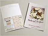 「Natural Surface」展の準備