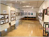 鳥取市立中央図書館での展示始まる