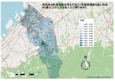 岸和田の高齢化率