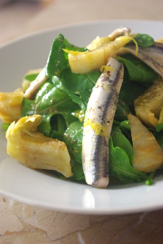 2015.03.23 salata me gavro marinato