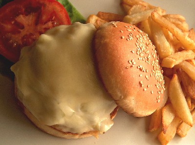2009.02.03 green chile cheeseburger