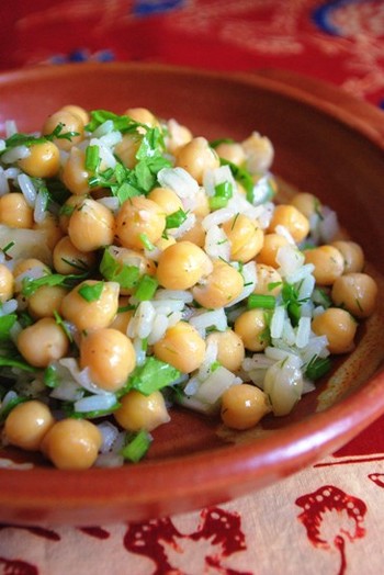 2009.05.27 chickpea&rice salad