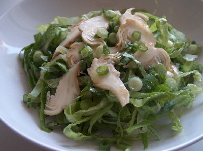 salad with artichoke