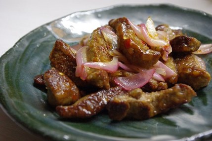 2010.06.16 liver with sweet-chili sauce