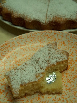 torta with limoncello cream