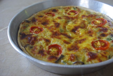2015.06.17 aubergine & courgette tart2