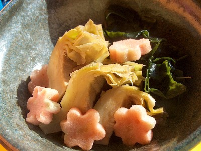 artichoke & wakame