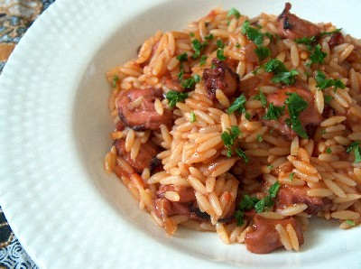 2009.03.02 orzo with octopus sauce
