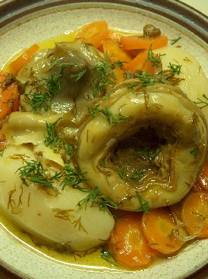 Constantinople-style artichoke