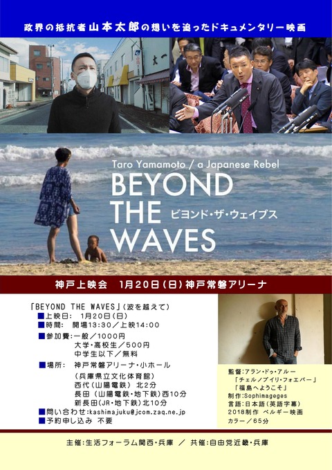 beyond the waves チラシ