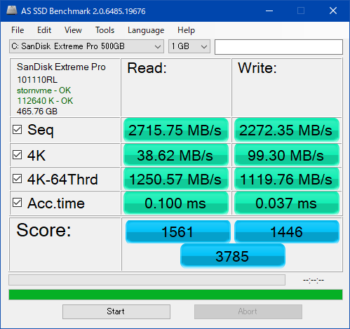 SDSSDXPM2-500G-J25_AS SSD Benchmark
