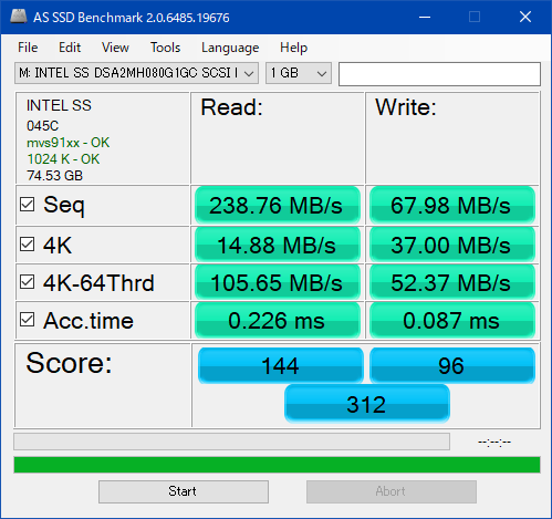 SSDSA2MH080G1GC_AS SSD Benchmark