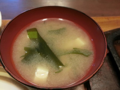 レストラン榛名 味噌汁