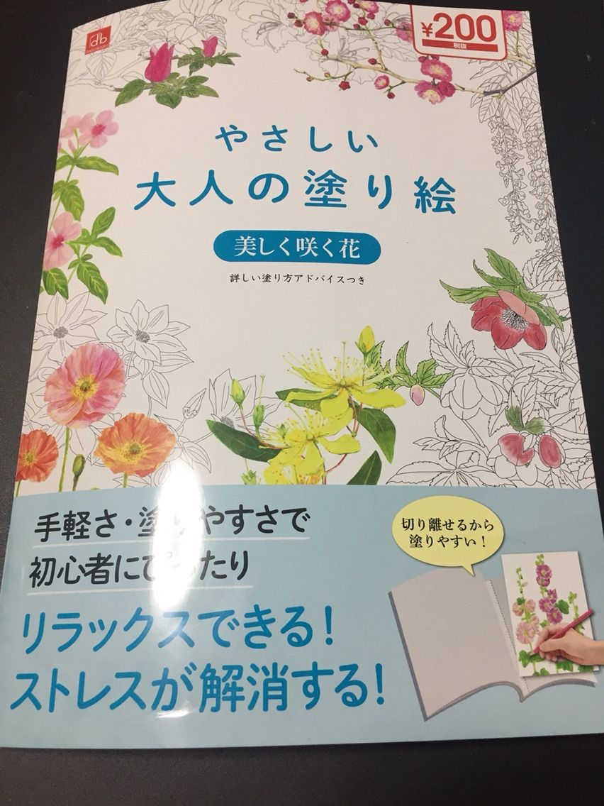 やさしい大人の塗り絵 美しく咲く花 No 1 クンシラン Shibiton S Diary