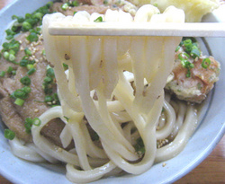 さか枝うどん うどんのアップ