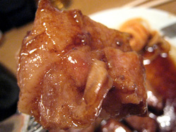 四日市名物 トンテキのアップ