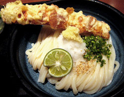 うどん棒の生醤油アップ