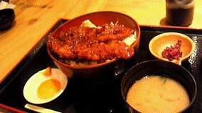 今井屋茶寮 わらじカツ丼1000円
