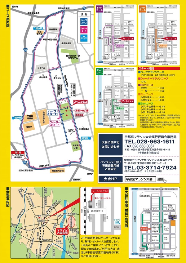 宇都宮マラソンコース