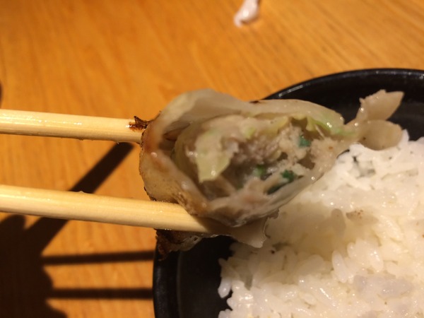 餃子断面