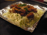 鶏の鉄板焼き