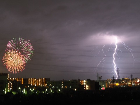 雷と花火2017鶴見川DHlZg2eUQAUALkl
