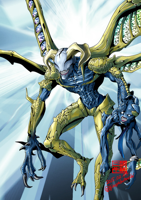 悪魔王ルシファー（真・女神転生4） : 女神転生絵置き場