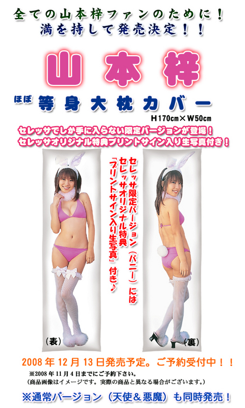 山本梓等身大枕カバー