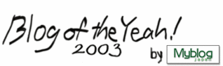 2003年 blog of the Yeah!