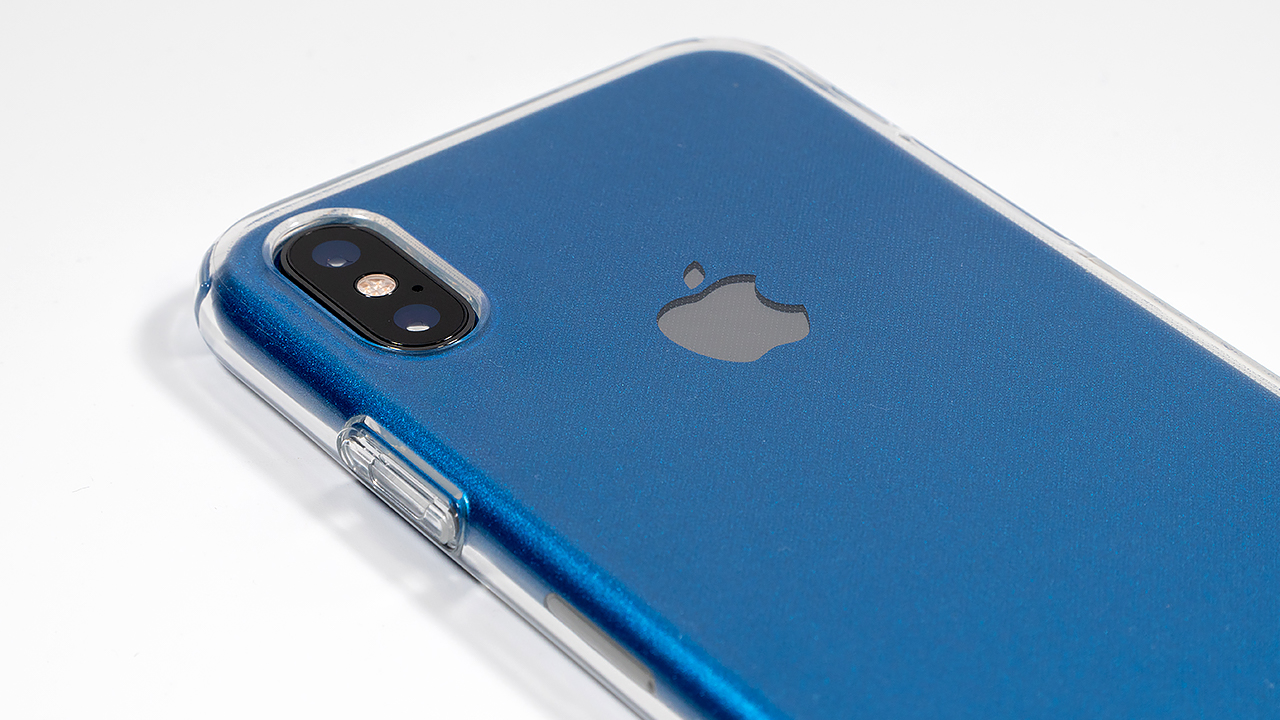 鮮やかなブルーのiphone Xsが完成 Colorware製 Iphone Xsスキンシール レビュー おshinoブ