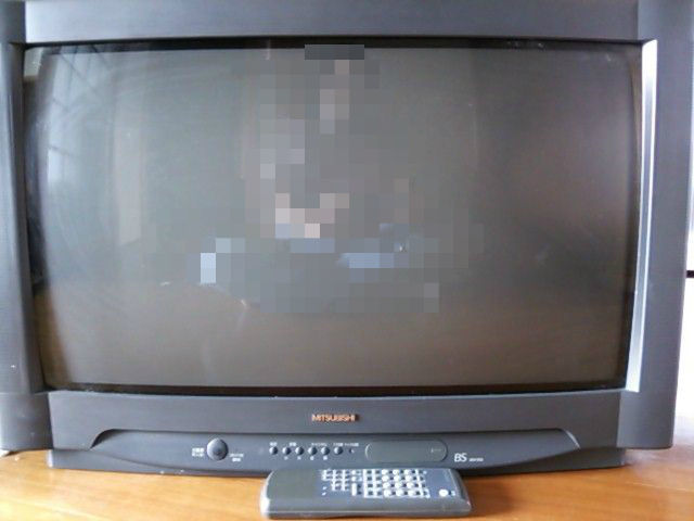 三菱電機　ブラウン管テレビ　25型　０５年製　２５Ｔ－Ｄ１０４ 三菱電機ブラウン管テレビ25型05年製25T－D104