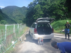 砂防提下に