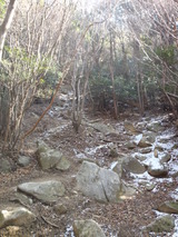 急斜面が続く