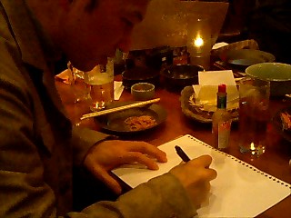 「チャッキー」を書いてるチャッキーさん